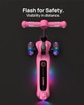 Lightweight Foldable Kids Electric Scooter - Pink
