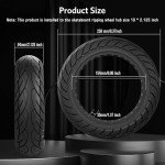 Cooryda 10x2.125 Solid Rubber Scooter Tire Pair