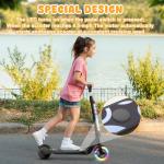 Kids Electric Scooter - 6 Mph Speed, Adjustable