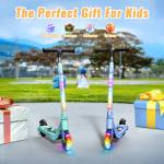 LIEAGLE Kids Electric Scooter with RGB Lights