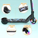 Kids Electric Scooter - 6 Mph Speed, Adjustable
