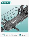Spacious Metal Basket for Gotrax Electric Scooters