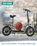 Spacious Metal Basket for Gotrax Electric Scooters