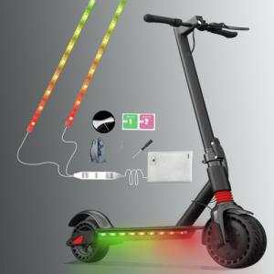 Colorful Waterproof LED Scooter Lights for Night Riding