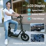 NAVIC T1 Foldable Electric Scooter with Seat