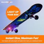 Electric Scooter LED Underglow Lights - Color Changing