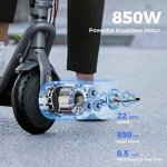 Jasion JS2 Electric Scooter for Adults, 500W Motor