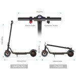 MEGAWHEELS Electric Scooter: 15.5 MPH, 17 Miles Range