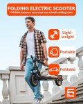 V40PRO Electric Scooter - 40KM Range, Foldable Design