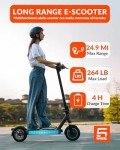 V40PRO Electric Scooter - 40KM Range, Foldable Design