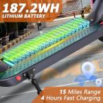 Qlaway 8.5" Electric Scooter - 19 MPH, 22 Miles Range