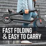 450W Electric Scooter: Powerful Motor, 19mph Speed