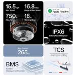 Segway Ninebot E2 Pro Electric Kick Scooter - Effortless Commutes w/t 15.5 mph Max Speed, 25-Mile Range, Power by 350W Motor, Cruise Mode, UL-2272 Certified