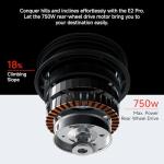 Segway Ninebot E2 Pro Electric Kick Scooter - Effortless Commutes w/t 15.5 mph Max Speed, 25-Mile Range, Power by 350W Motor, Cruise Mode, UL-2272 Certified