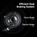 Segway Ninebot E2 Pro Electric Kick Scooter - Effortless Commutes w/t 15.5 mph Max Speed, 25-Mile Range, Power by 350W Motor, Cruise Mode, UL-2272 Certified