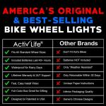 Color-Changing LED Wheel Lights for Bikes