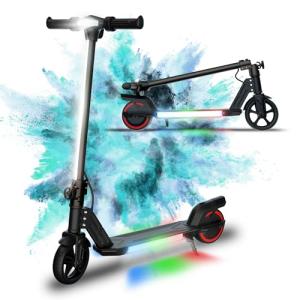 WEELMOTION Kids Electric Scooter with Bright LED Lights