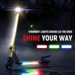 WEELMOTION Gold Kids Electric Scooter with Lights