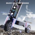 ONECNA 5600W Electric Scooter - 50 MPH, 60 Miles Range