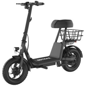 Gotrax A5 Electric Scooter with Seat (Black)
