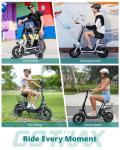 Gotrax A5 Electric Scooter with Seat (Black)