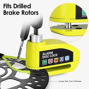 Anti-Theft Disc Brake Lock with Alarm