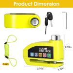 Anti-Theft Disc Brake Lock with Alarm