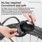 ROCKBROS Electric Scooter Lock with Steel Cable