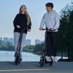 Foldable Electric Scooter for Adults with App & Shock Absorption