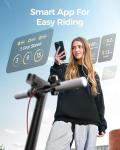 Foldable Electric Scooter for Adults with App & Shock Absorption