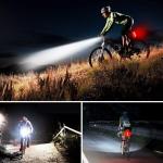 USB Rechargeable LED Bike Headlight and Taillight Set