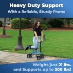 Blue Knee Scooter for Foot Injuries and Surgery