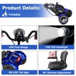 Foldable 4-Wheel Mobility Scooter for Adults