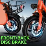 Foldable Electric Scooter for Adults with Seat