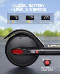 FanttikRide C9 Electric Scooter for Kids 8-12, Adjustable Handlebar Height for Riders 3.9-5.2 ft, 132 lbs, Up to 40 mins Continuous Time, 5 Miles Range, 3 Safe Max Speed 6/10 MPH, Black