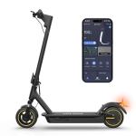 Electric Scooter, 500W Motor, 10" Solid Tires, 28 Miles Range, Dual Suspensions, 22 Mph Max Speed, Foldable Commuter E Scooter for Adults, Dual Brake, APP Control