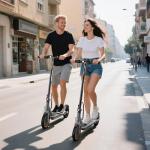 WERHY Electric Scooter, 350W/500W Motor, Top Speed 19/22 mph, Max 16/23/28Miles Ranges, Foldable E Scooter for Adults (8.5''-350W-19Mph)