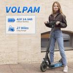 Electric Scooter, 500W Motor, 10" Solid Tires, 28 Miles Range, Dual Suspensions, 22 Mph Max Speed, Foldable Commuter E Scooter for Adults, Dual Brake, APP Control