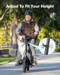 Gyroor C1 Plus Electric Scooter for Adults with Seat & Pet Basket - 30 Miles Range 650W Motor 48V 13.5Ah Battery 18.6MPH 14" Pneumatic Tires Foldable Design Shock Absorbers 300lbs Pet Bike, L73