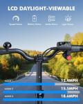 Gyroor C1 Plus Electric Scooter for Adults with Seat & Pet Basket - 30 Miles Range 650W Motor 48V 13.5Ah Battery 18.6MPH 14" Pneumatic Tires Foldable Design Shock Absorbers 300lbs Pet Bike, L73