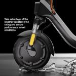Segway Ninebot E2 Plus II Electric Scooter, 15.5 MPH, 16 Miles Max Range, Front Suspension, 8.1" Shock-Absorbing Tires, Dual Brakes, Scooter for Adults, UL-2272 2271 Certified
