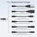 Universal 7-in-1 Replacement Charger for Razor/Jetson/Voyage, Gotrax & Ninebot - 42V 2A Fast Charger for 36V 10S Lithium Battery
