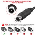 SGS Certified 42V 2A Electric Scooter Charger (Round RCA Connector Charger) Compatible with Segway Ninebot Scooter, Lime, Lime-S, Spin, Skip, ES1 ES2 ES4 Electric Scooter for 36V Li-ion 10S Battery
