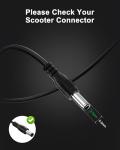 42V 2A for Gotrax Electric Scooter Charger – Compatible with GoTrax GXL V2, Apex, XR Ultra, for Go Trax Electric Scooters with 36V Lithium Battery - Round DC Plug (Not 3-Prong or XLR)