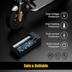 Carsty UL Certified 42V 2A Replacement [Hoverboard Charger] for 36V Lithium Battery with 5 in 1 Universal Plugs - Compatible with Gotrax, Jetson, Segway,Ninebot, Swagtron, Bird Electric Scooters