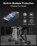 42V 2A for Gotrax Electric Scooter Charger – Compatible with GoTrax GXL V2, Apex, XR Ultra, for Go Trax Electric Scooters with 36V Lithium Battery - Round DC Plug (Not 3-Prong or XLR)
