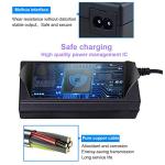 SGS Certified 42V 2A Electric Scooter Charger (Round RCA Connector Charger) Compatible with Segway Ninebot Scooter, Lime, Lime-S, Spin, Skip, ES1 ES2 ES4 Electric Scooter for 36V Li-ion 10S Battery