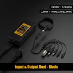 Carsty UL Certified 42V 2A Replacement [Hoverboard Charger] for 36V Lithium Battery with 5 in 1 Universal Plugs - Compatible with Gotrax, Jetson, Segway,Ninebot, Swagtron, Bird Electric Scooters
