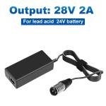 24V 2A Scooter Battery Charger For Go-Go Ultra SC40U SC44U Hoveround Mobility
