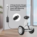 63V 4 Prong Charger for Segway Ninebot S/S-MAX/Mini PRO/Mini lite Power Supply